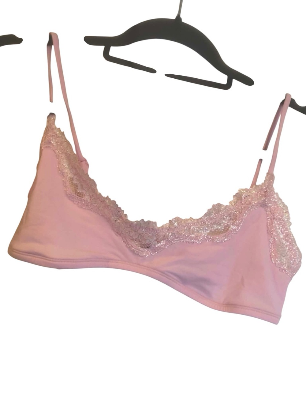 NWOT Skims Lace Bralette PINK Size Medium